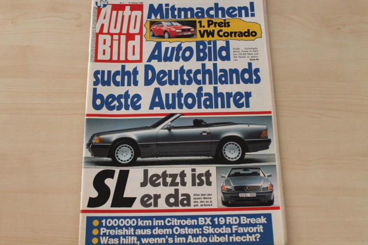 Deckblatt Auto Bild (07/1989)
